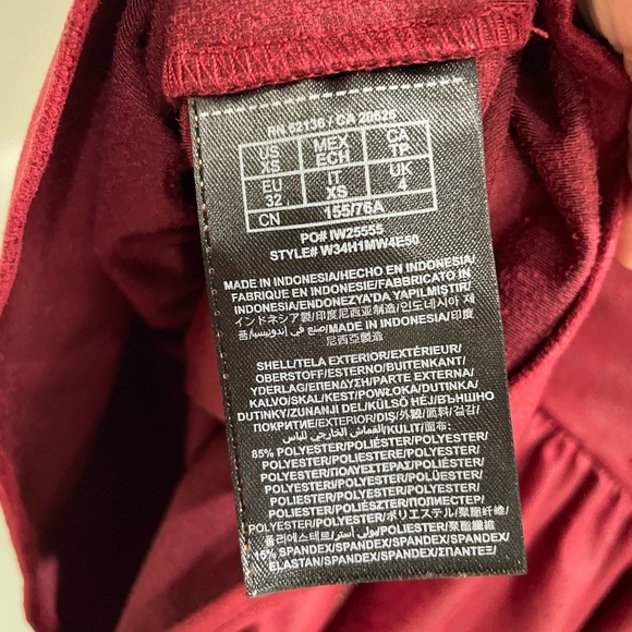 Guess Red Peplum Top with Silver Studs - Picture 7 of 9